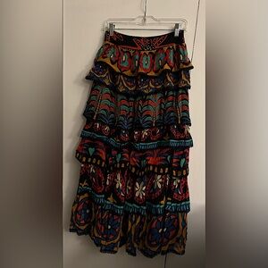 Essential Farm Rio Black Night Sky Maxi Skirt